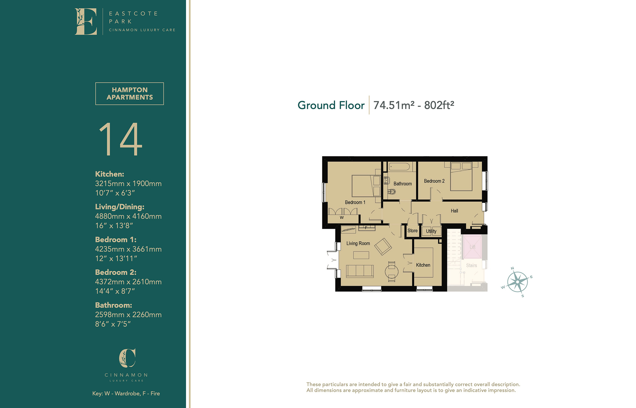 14 The Hampton - Ground Floor Apartment