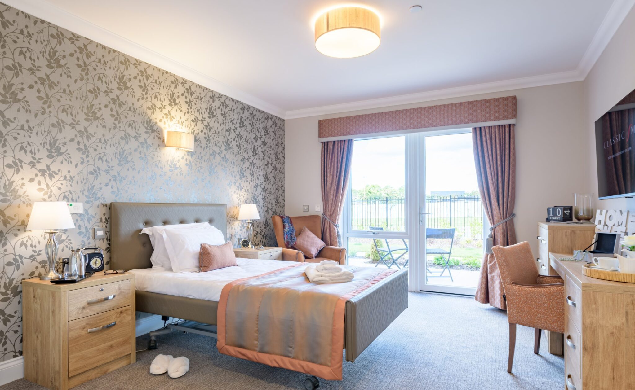 Watermeadow Grange care home Topsham bedroom