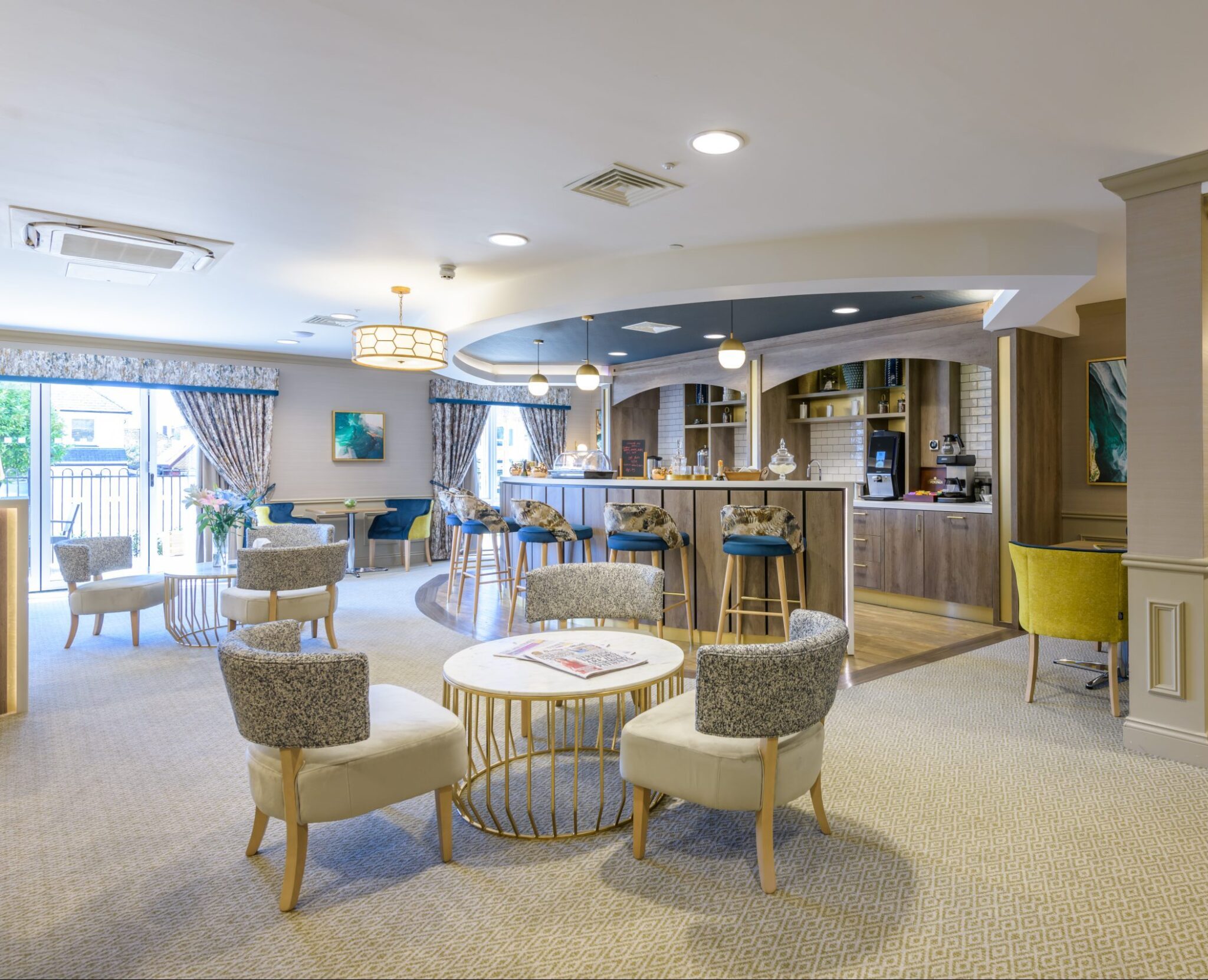 Watermeadow Grange Topsham care home cafe bar