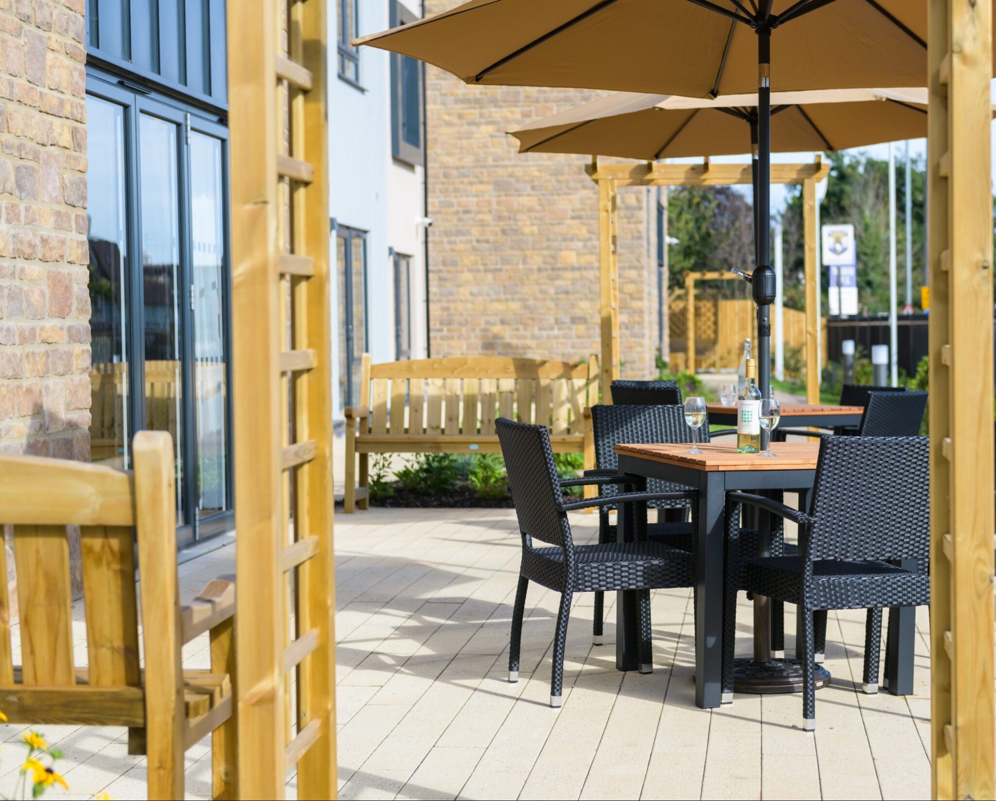 Watermeadow Grange Topsham Care Home Patio Garden