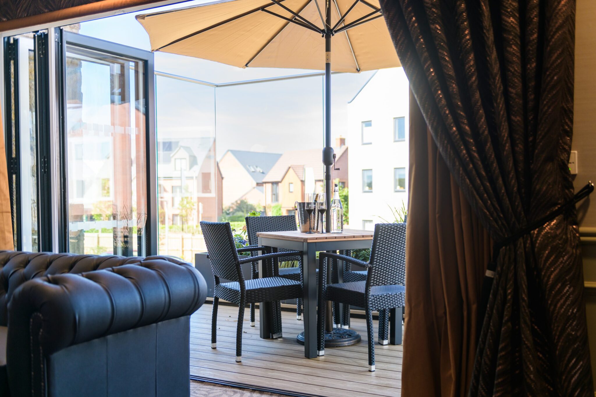 Watermeadow Grange Topsham care home patio garden