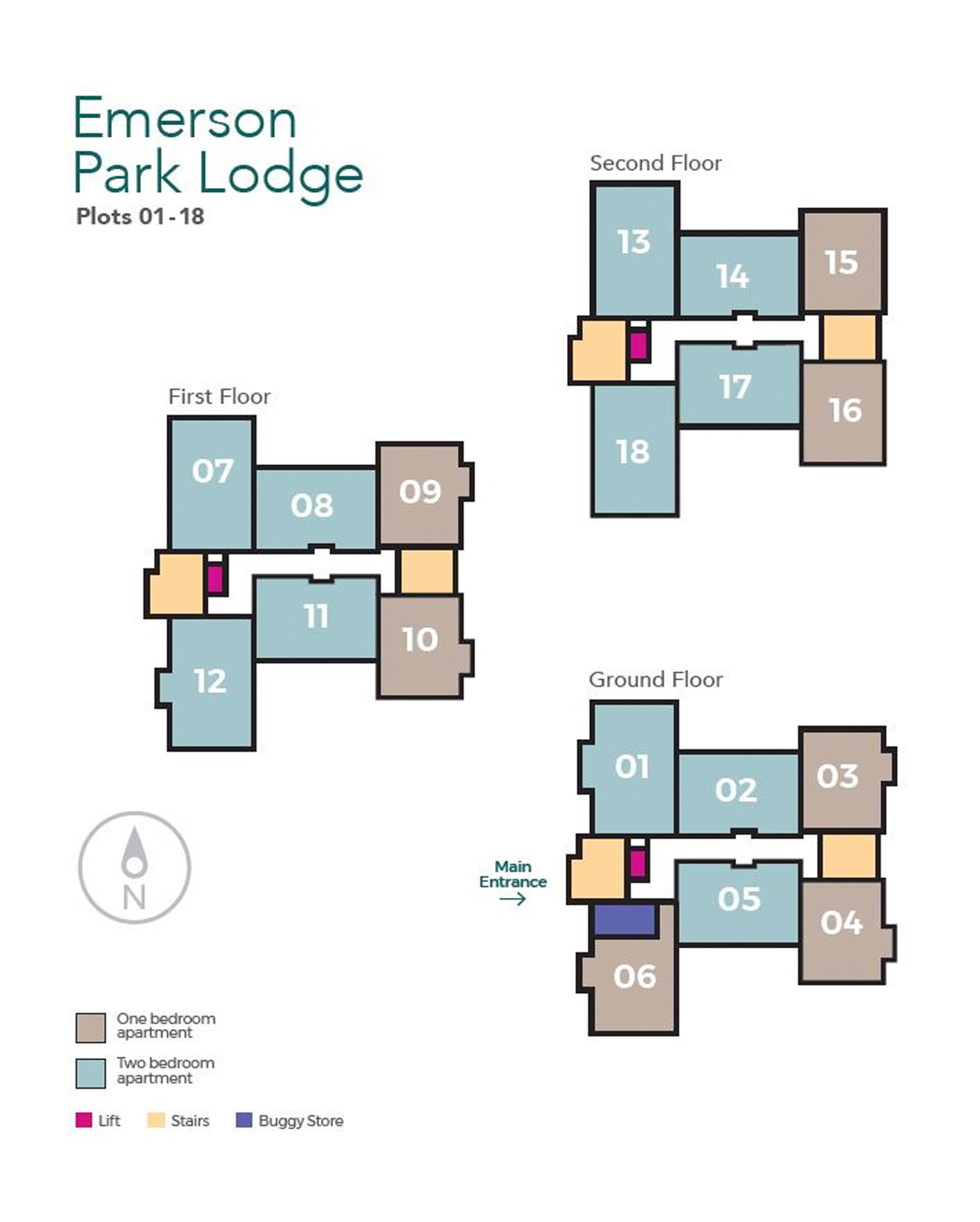 Emerson Park Lodge Locator Plan
