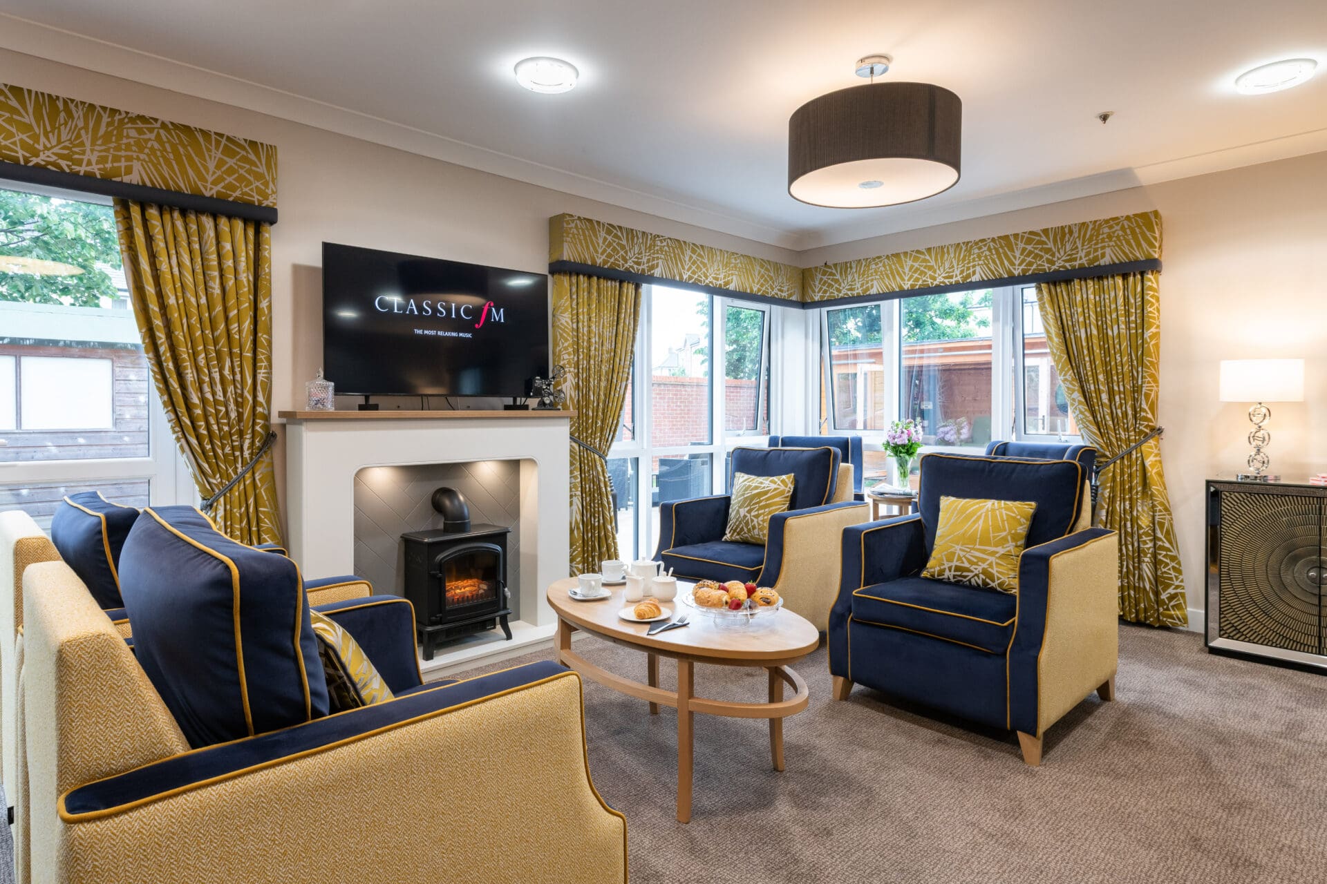 Home from home luxury lounges at Abbotswood Cour care home in Romsey