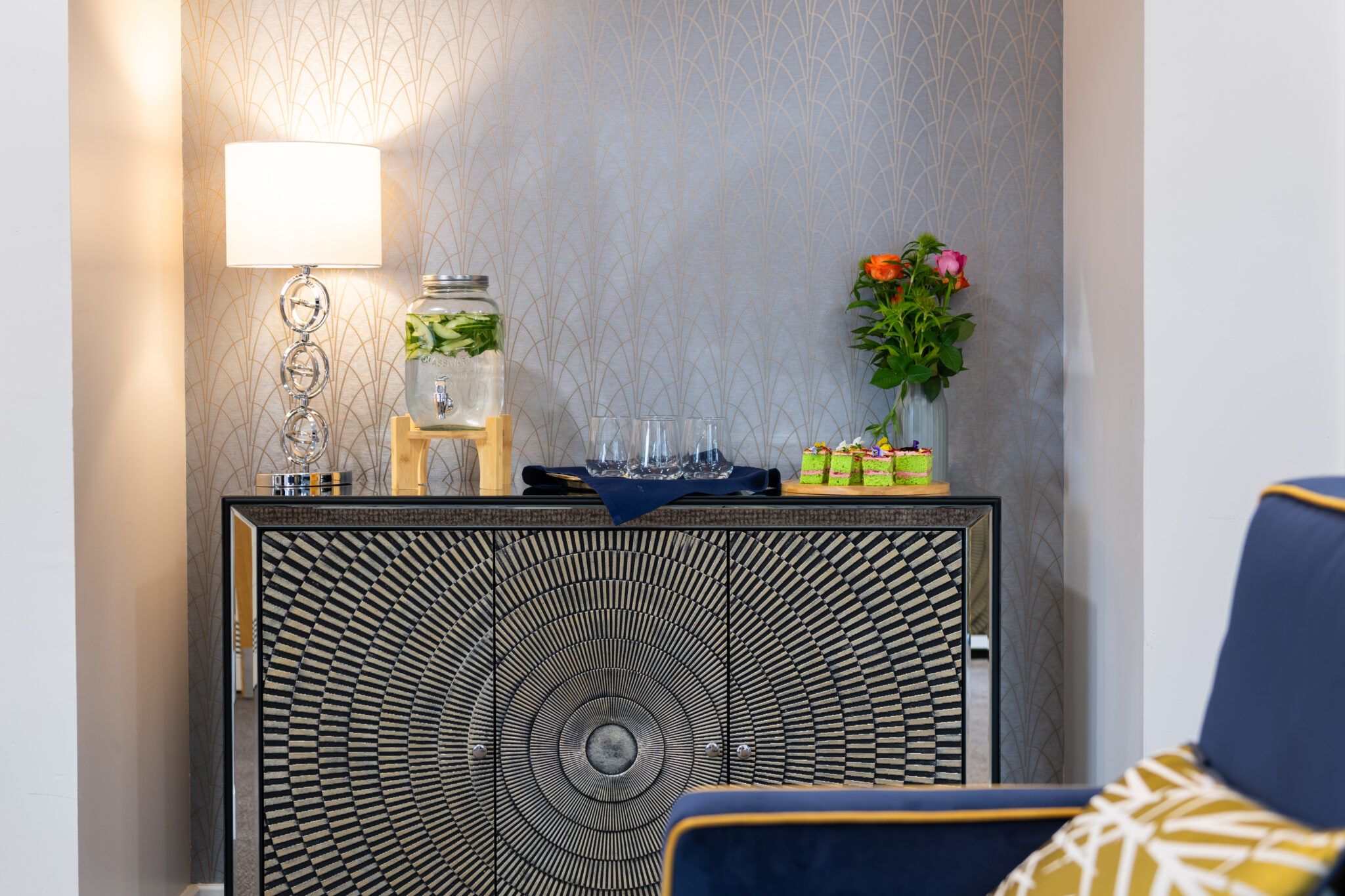 Luxury lounges at Abbotswood Cour care home in Romsey