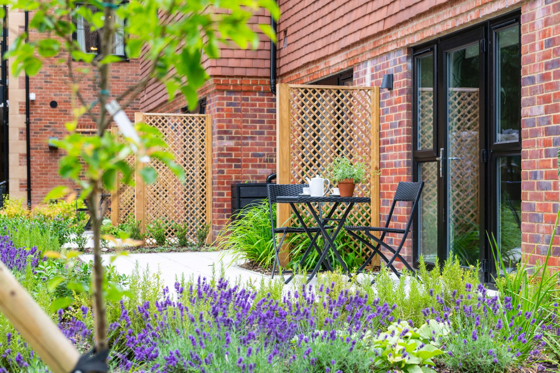 Merriman Grange patio garden