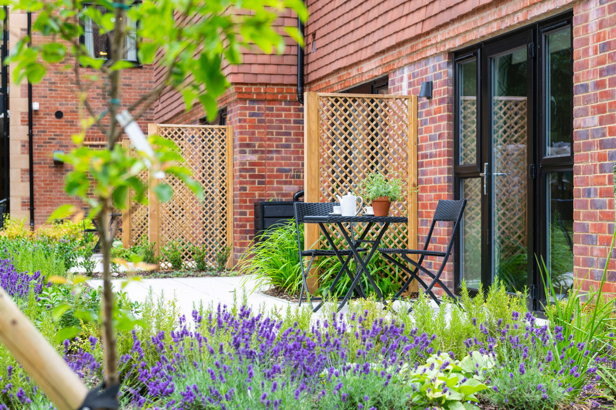 Merriman Grange patio garden