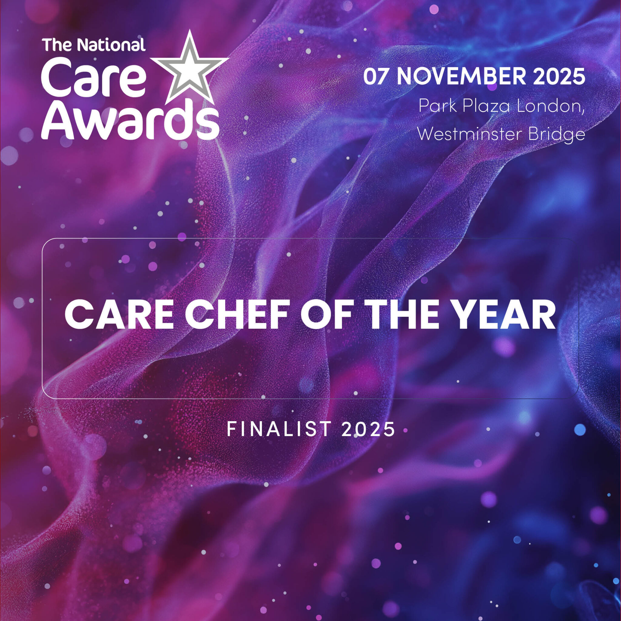 Care Chef Finalist award