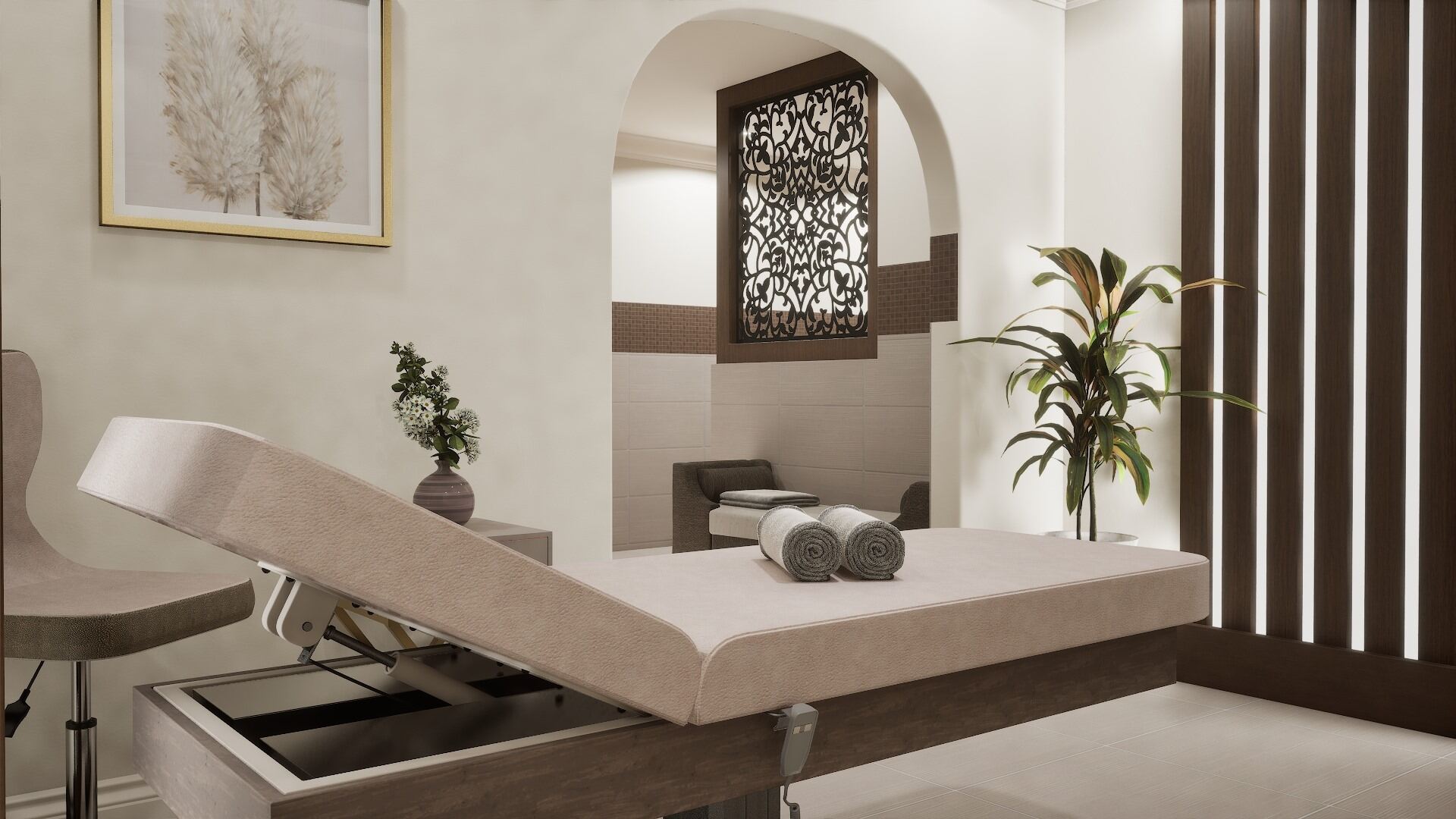 Treatment room at Thurnby Fields care home Leicester