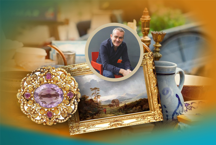 My life in antiques talk at The Gables with BBC Nick Davies