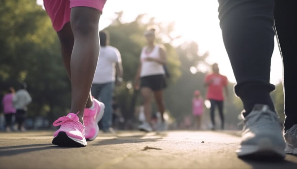 Fundraising walk for dementia charity