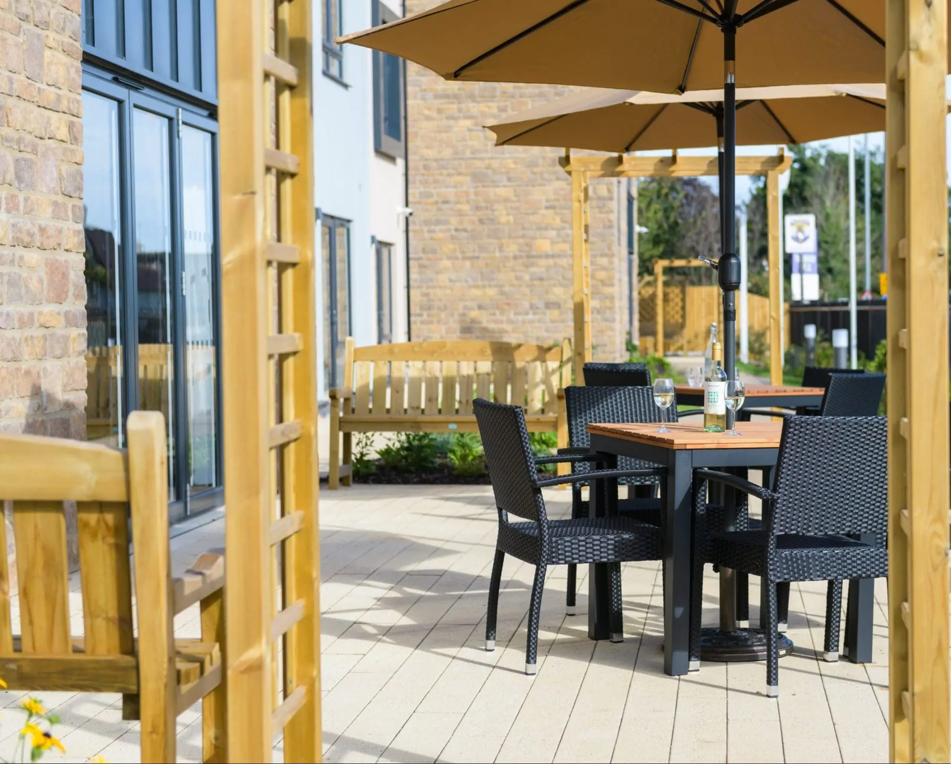 Watermeadow Grange Topsham Care Home Patio Garden