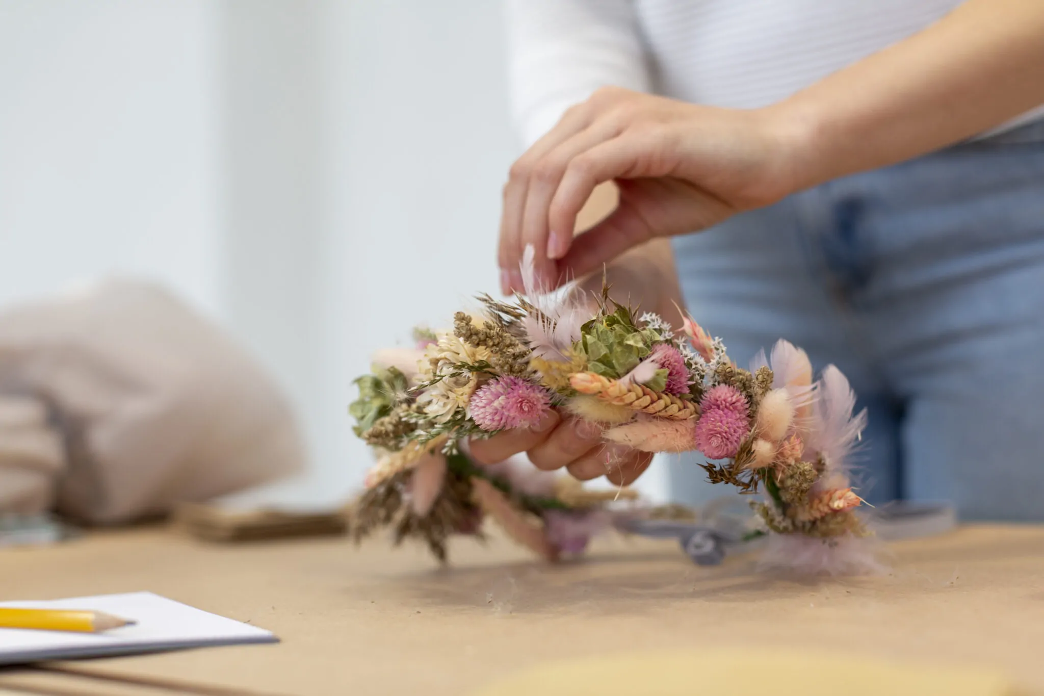 Parkfield Grange Summer Wreath Making
