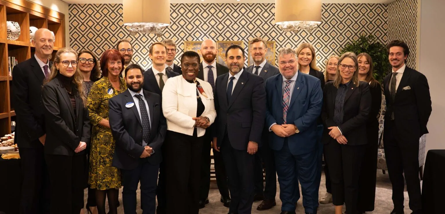 Norwegian Parliament President visits Eden Grange to mark Sensio rollout